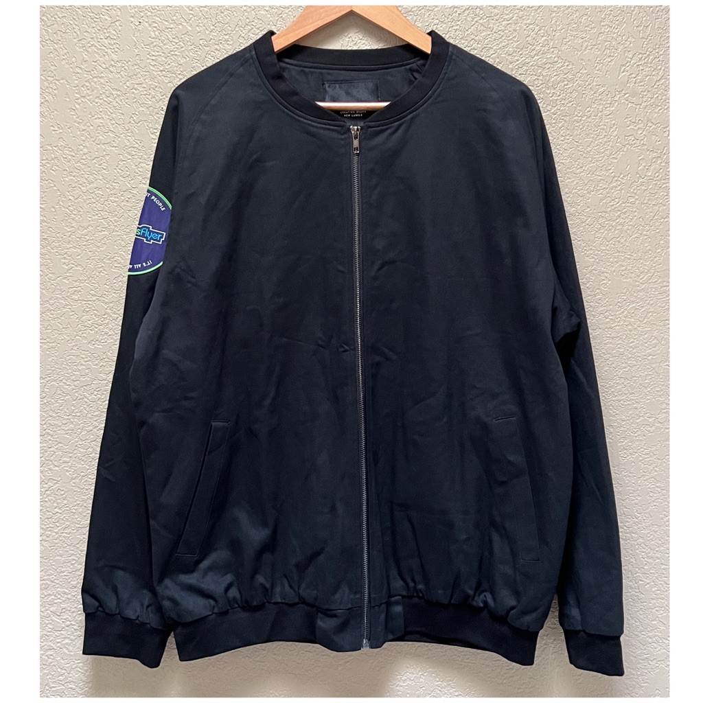 TFactor Brand Appsflyer Drill Jacket Men Zip Up Jacket Size 2xl